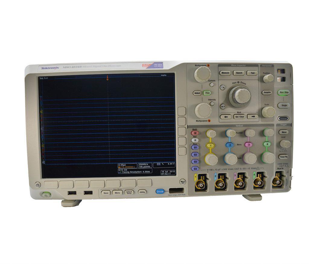 Tektronix MSO4034B 4+16-CH, DIGITAL, 350 MHz Mixed Signal Oscilloscope ...